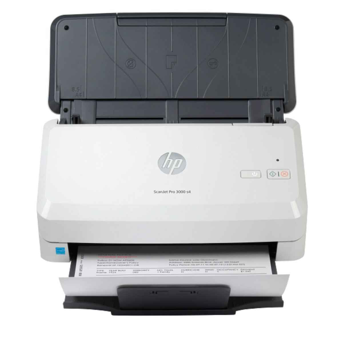 HP ScanJet Pro 3000 s4 Sheet-feed Scanner, Up to 40 ppm / 80 ipm, 50-Sheet ADF, Duplex Scanning, 600 dpi, USB 3.0 | 6FW07A