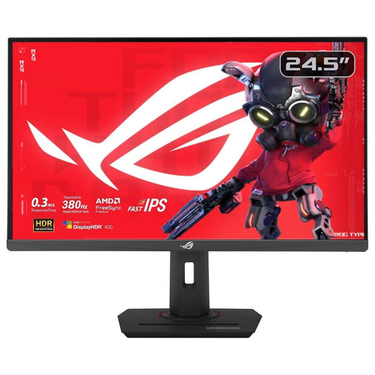 Asus ROG Strix XG259QNS 25" FHD eSports Gaming Monitor, Fast IPS, 380Hz, 0.3ms, FreeSync Premium, ELMB Sync, HDR, Black