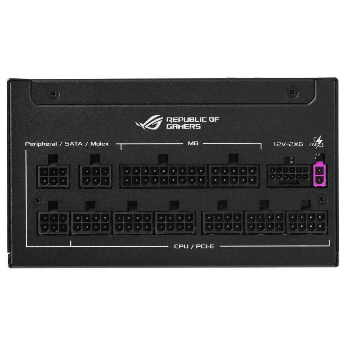 Asus ROG Strix 1000W Fully Modular Power Supply, 80 PLUS Platinum Efficiency, Active PFC, GaN MOSFET, ATX 3.1 Compatible, Cybernetic Lambda A+, Dual Ball Fan bearings, Black