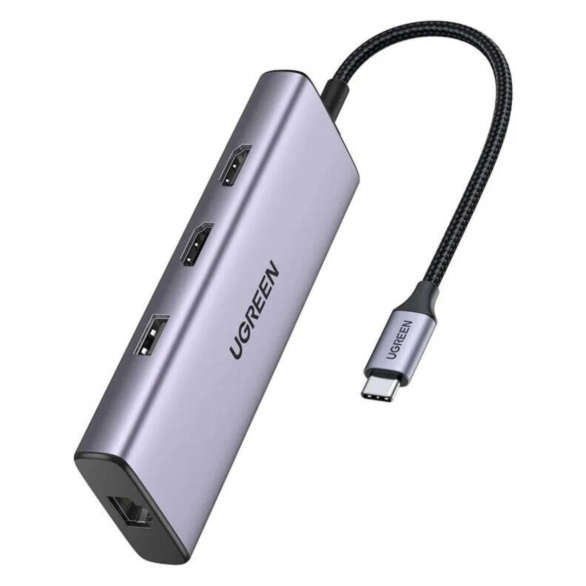 UGREEN 90119 9-in-1 USB-C Docking Station | 60W USB-C PD | 4K @ 60Hz HDMI | Gigabit Ethernet | 5Gbps USB 3.0 | SD/TF