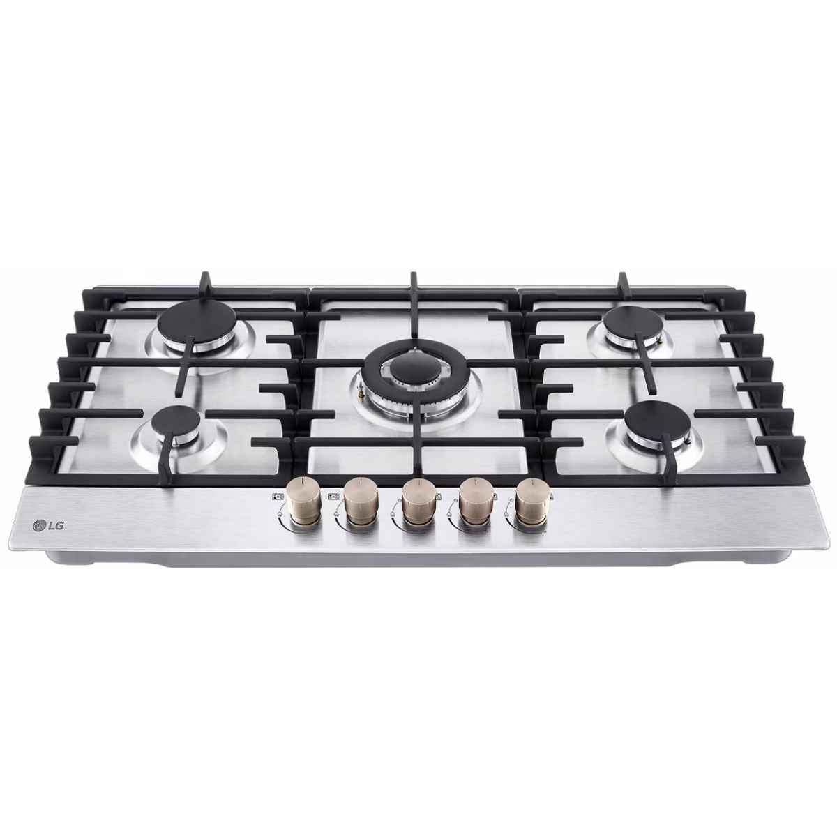 LG Built-in 900 Gas Cooktop – 5 Burners, Stainless Steel (CG5Z3626S)