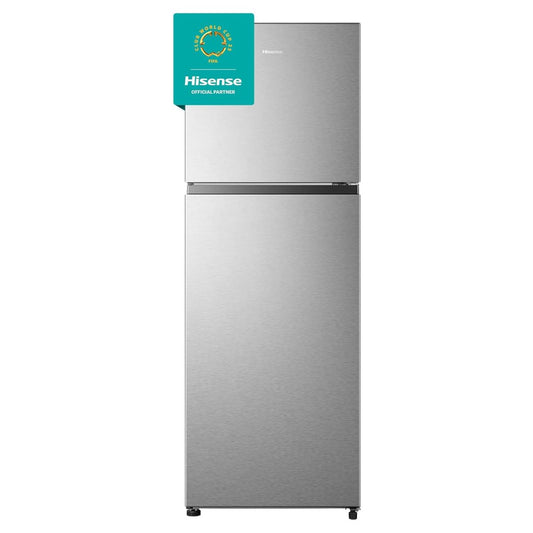 Hisense RT3N418NAI Top Mount Refrigerator, 320L Net Capacity, Total No Frost, Multi Air Flow, Moisture Fresh Crisper, Deodorizing Filter, LED Interior Light, Silver