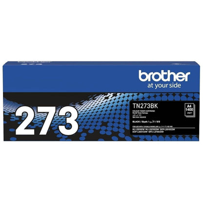 Brother Genuine TN273BK Standard Yield Black Ink Printer Toner Cartridge, Prints up to 1,400 pages