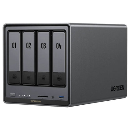 UGREEN NASync DXP4800 Plus 4-Bay Desktop NAS – Intel Pentium Gold 8505, 136TB, 10GbE (Diskless)