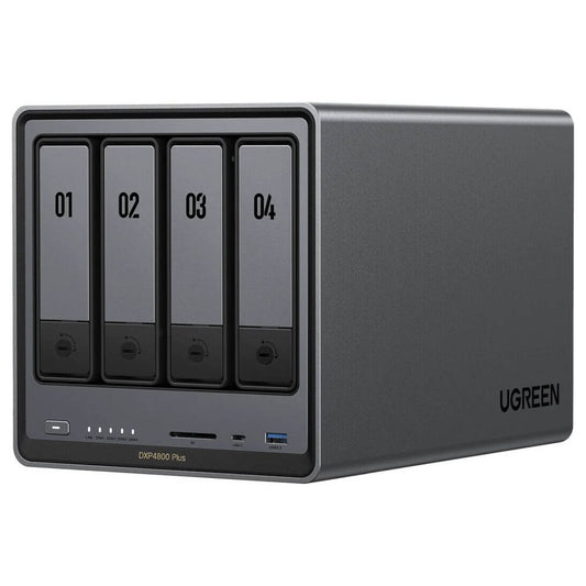 UGREEN NASync DXP4800 Plus 4-Bay Desktop NAS – Intel Pentium Gold 8505, 136TB, 10GbE (Diskless)