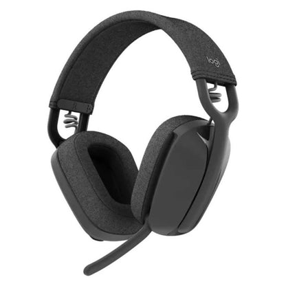 Logitech Zone Vibe 100 Wireless Headset | 40mm Drivers | Bluetooth | Up to 30m Range | Flip-to-Mute Mic | 20H Battery | USB-C | Black | 981-001213