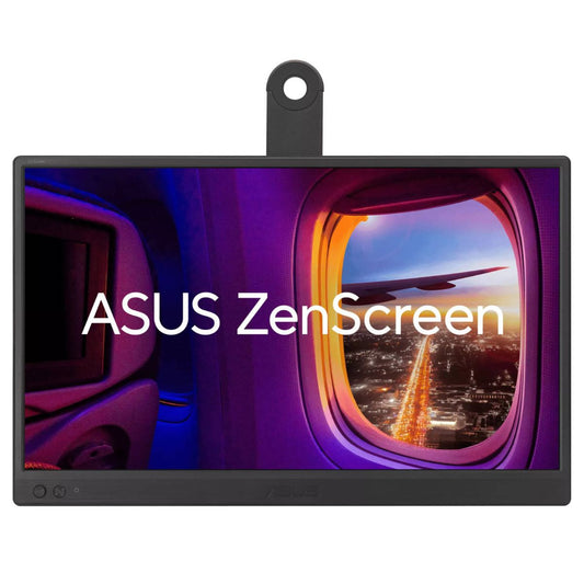 Asus ZenScreen MB169CK Portable Monitor, 15.6" IPS Display, FHD Resolution, 60Hz Refresh Rate, 5ms (GtG) Response Time, 262K Color Display, Trace Free & SPLEDID Technology, Black | 90LM0AZ3-B01171
