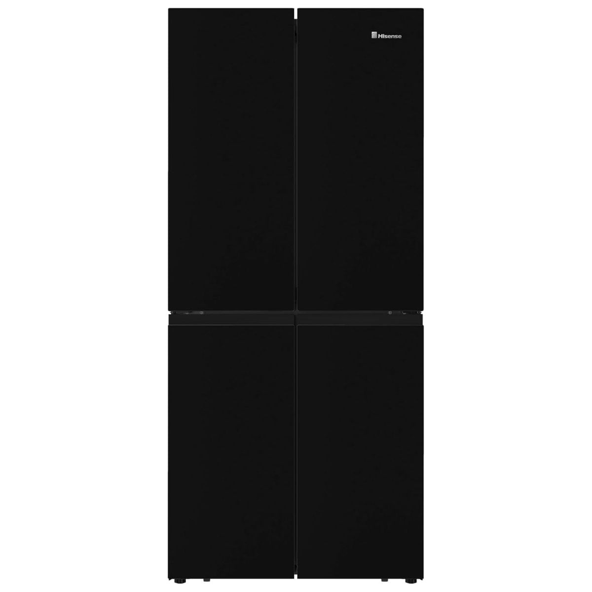Hisense 561L Side-by-Side Cross Door Refrigerator, RQ561N4AB1 - Black - Dual-Tech Cooling, WIFI-Mode, Inverter Compressor, Multi Air Flow
