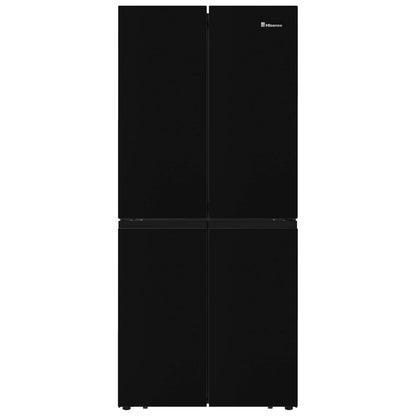 Hisense 561L Side-by-Side Cross Door Refrigerator, RQ561N4AB1 - Black - Dual-Tech Cooling, WIFI-Mode, Inverter Compressor, Multi Air Flow