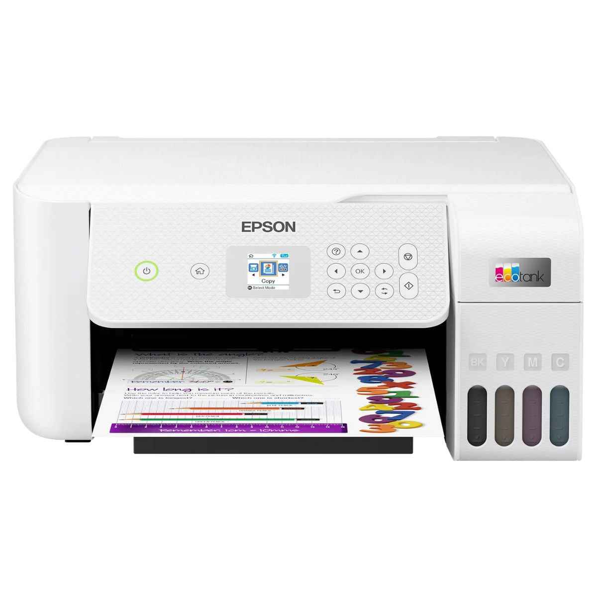 Epson EcoTank L3266, Home Ink Tank Printer, A4, Color, 3-in-1 With WiFi And Smart Panel App Connectivity, Ultra-low-cost Printing, Modern Flexibility | C11CJ66416