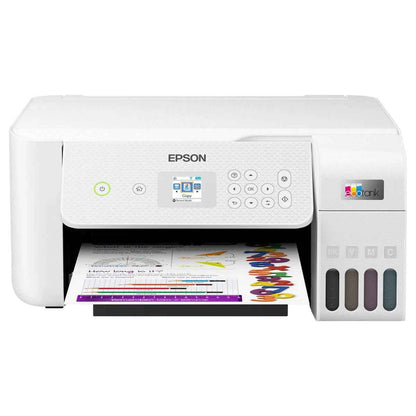 Epson EcoTank L3266, Home Ink Tank Printer, A4, Color, 3-in-1 With WiFi And Smart Panel App Connectivity, Ultra-low-cost Printing, Modern Flexibility | C11CJ66416