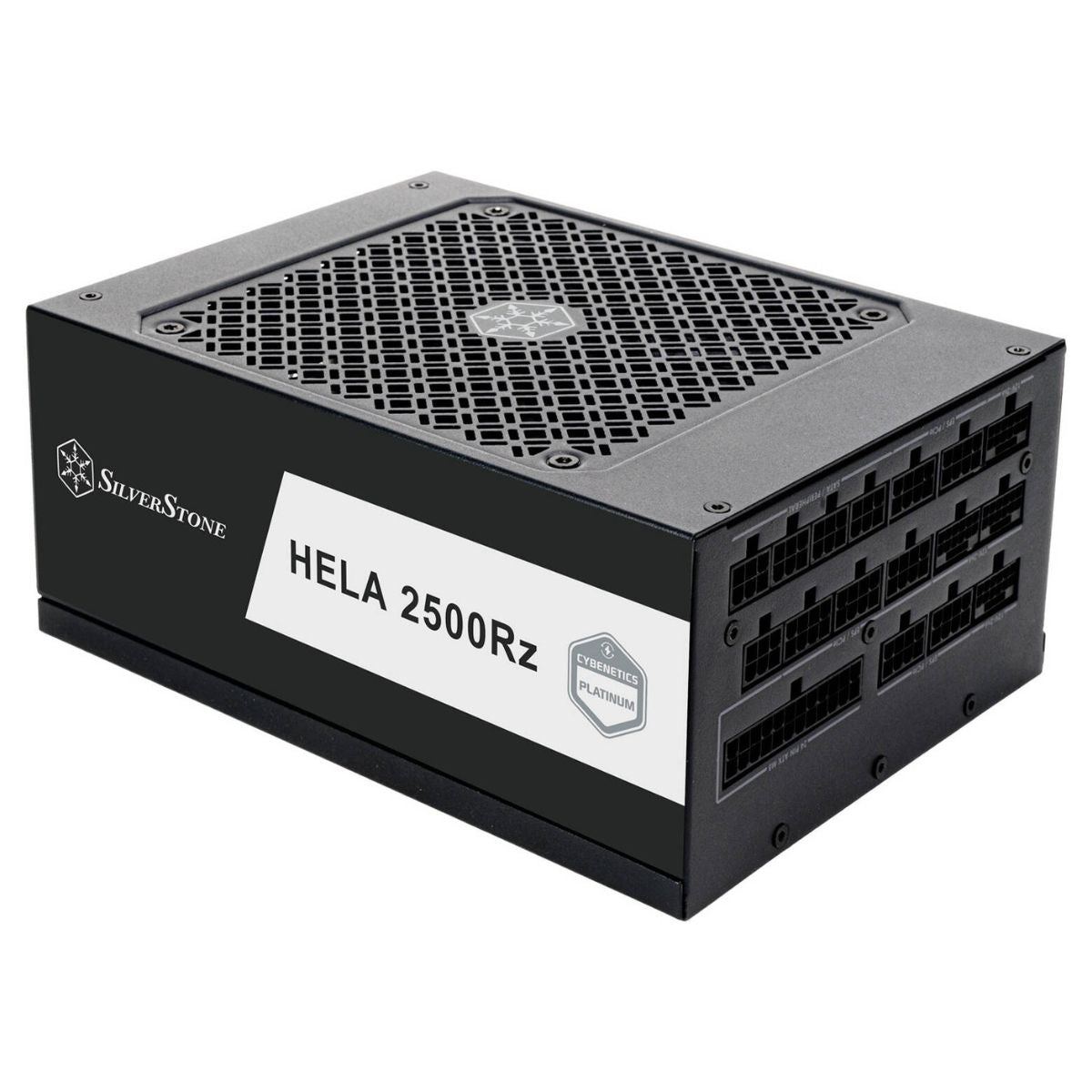 Silverstone HELA 2500Rz Cybenetics Platinum 2500W ATX 3.1 & PCIe 5 Fully Modular ATX Power Supply, 135mm Dual Ball Bearing Fan Cooling System, Active PFC, Black
