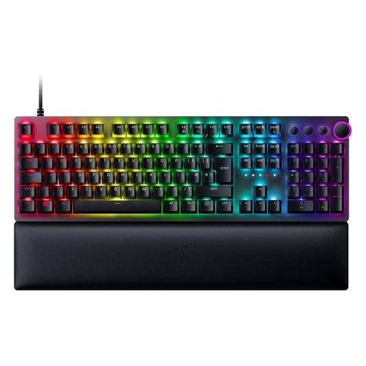 Razer Huntsman V2 Optical RZ03-03930900-R3W1 USB RGB Gaming Keyboard Purple Switch UK Layout