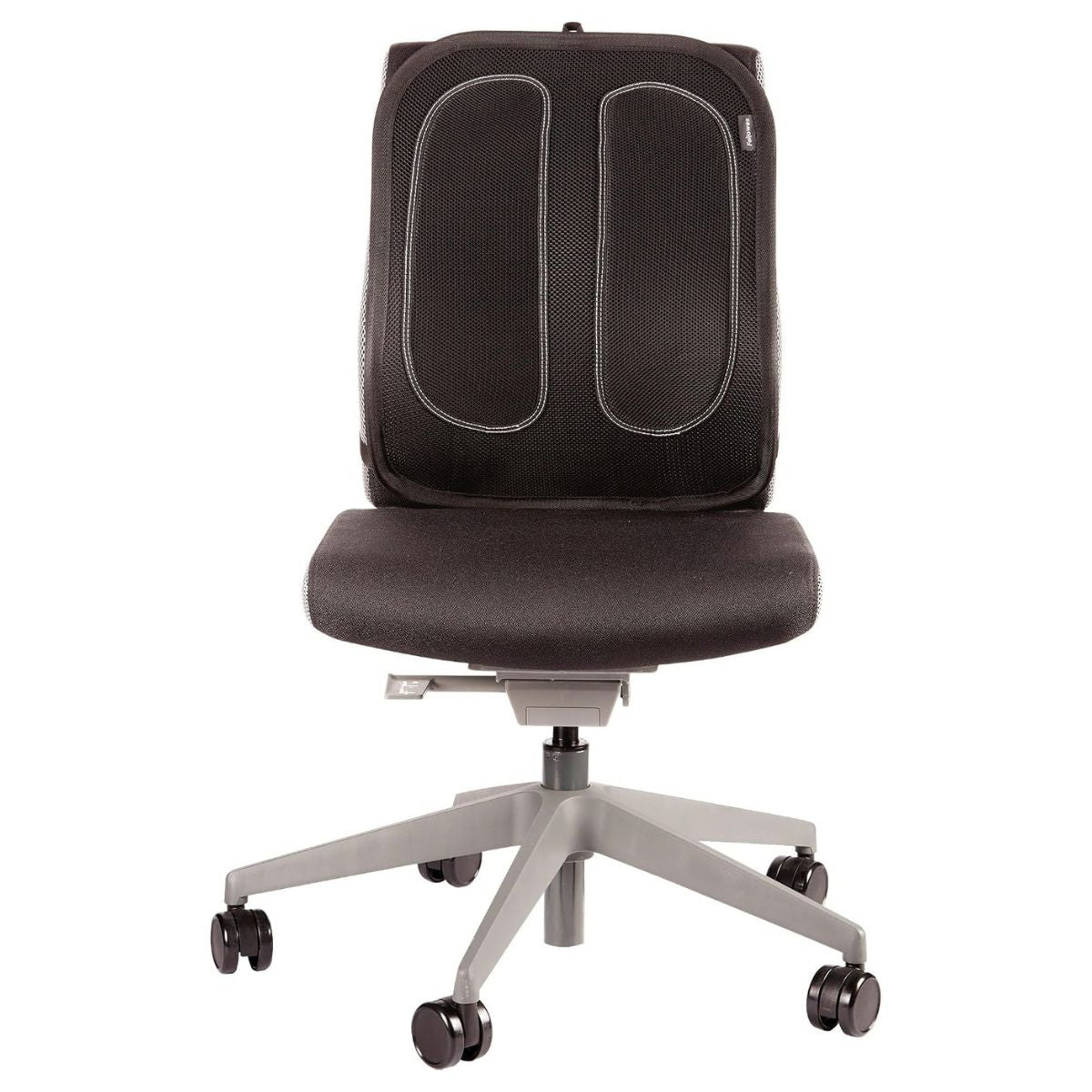 Fellowes Office Suites Mesh Back Support | Full Back Coverage | Tri-Tensioning | Breathable Mesh | Black | 9191301