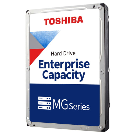 Toshiba MG10F Series Internal HDD, 22TB Capacity, 7200 RPM 3.5" SATA, Up to 271 MB/s Transfer Speed, SATA III 6 Mb/s Interface, 512MB Cache, CMR Construction | MG10AFA22TE