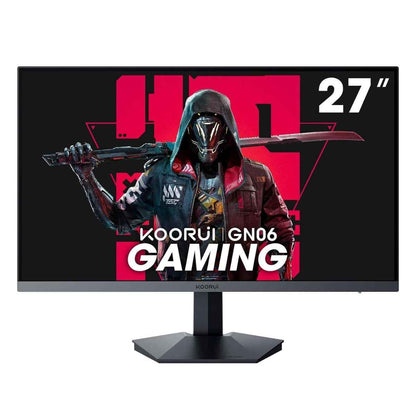KOORUI GN06 Gaming Monitor – 27" FHD IPS Display, 165Hz Refresh Rate, 1ms (GtG) Response Time, Crosshair Function, FreeSync &amp; G-Sync Compatible