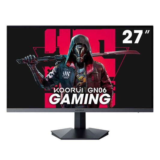 KOORUI GN06 Gaming Monitor – 27" FHD IPS Display, 165Hz Refresh Rate, 1ms (GtG) Response Time, Crosshair Function, FreeSync &amp; G-Sync Compatible