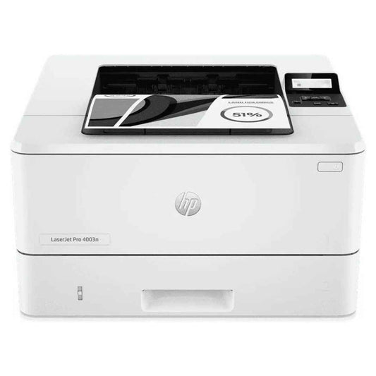 HP LaserJet Pro 4003n Printer, Monochrome Laser Printer, Up to 40 ppm Print Speed, Gigabit Ethernet Networking, Enterprise Security | 2Z611A (Without Toners)