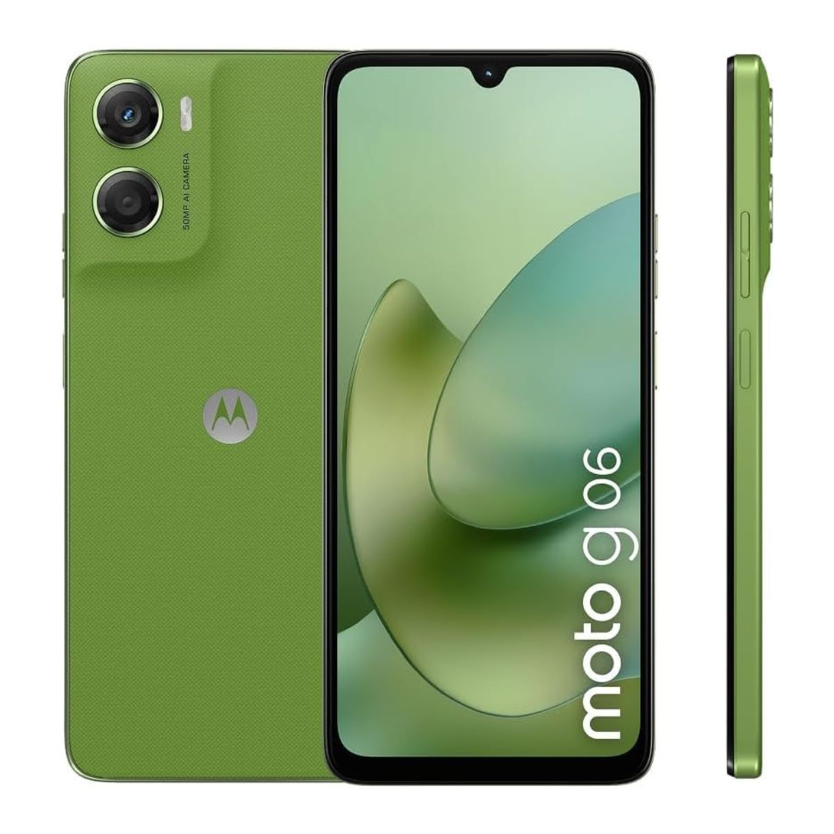 Motorola Moto G06 Dual SIM Smartphone, 4GB RAM, 64GB / 128GB / 256GB Storage, 6.88" HD+ 120Hz Display, MediaTek Helio G81 Extreme, 50MP AI Camera, Android 15, UAE Version