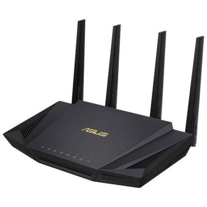 Asus RT-AX58U V2 AX3000 Dual Band Mesh WiFi 6 Gigabit Router, Up to 2402 Mbps Data Rate, Mobile Tethering, MU-MIMO & OFDMA Technology, Parental Control, Adaptive QoS, Black | 90IG06Q0-MU9B00