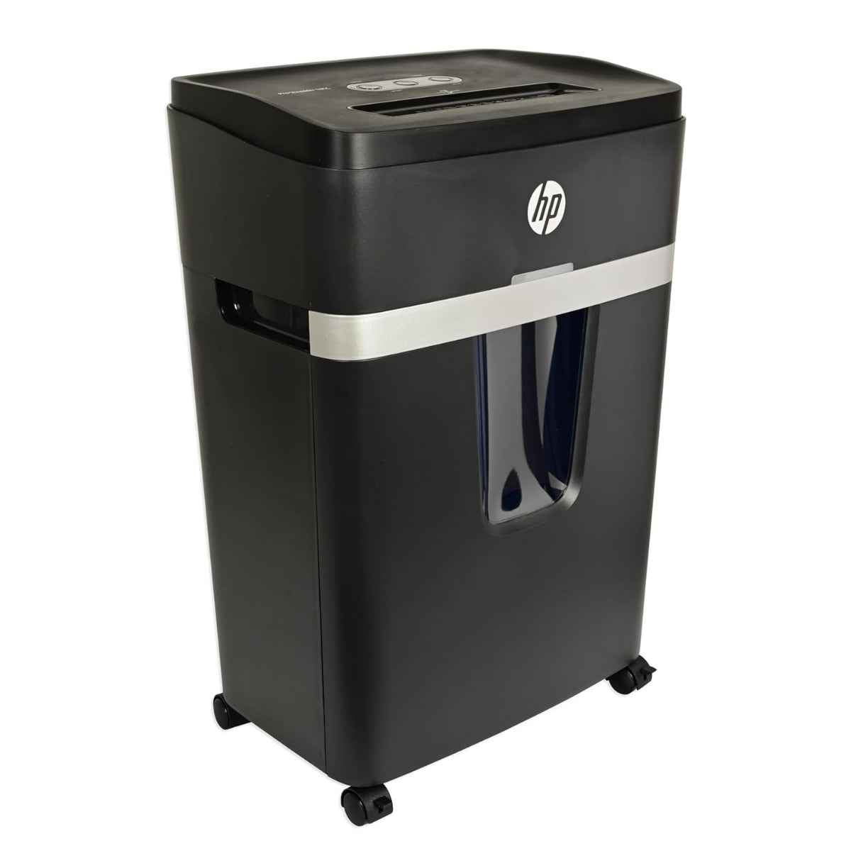 HP Pro Shredder 18CC Cross Cut Paper Shredder – 18 Sheets Capacity, P-4 Security Level, Credit Card Shredding, Auto Reverse, Large Waste Bin, Black