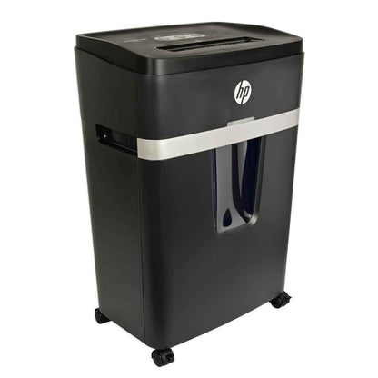 HP Pro Shredder 18CC Cross Cut Paper Shredder – 18 Sheets Capacity, P-4 Security Level, Credit Card Shredding, Auto Reverse, Large Waste Bin, Black