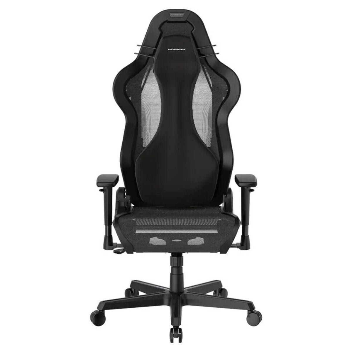 DXRACER AIR Series Gaming Chair | Breathable Air Mesh | Ergonomic Design | 135° Recline | 3D Adjustable Armrests | Adjustable Lumbar Support | Cooling Gel Head Pillow | Memory Foam Lumbar Pillow | Black | GC/LAFMEA/N.N