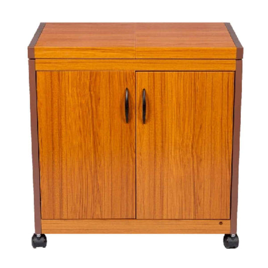 Wolf Power 3 Dish Food Warmer Trolley with Slide Cover – Golden Oak | Model WPS6232GO