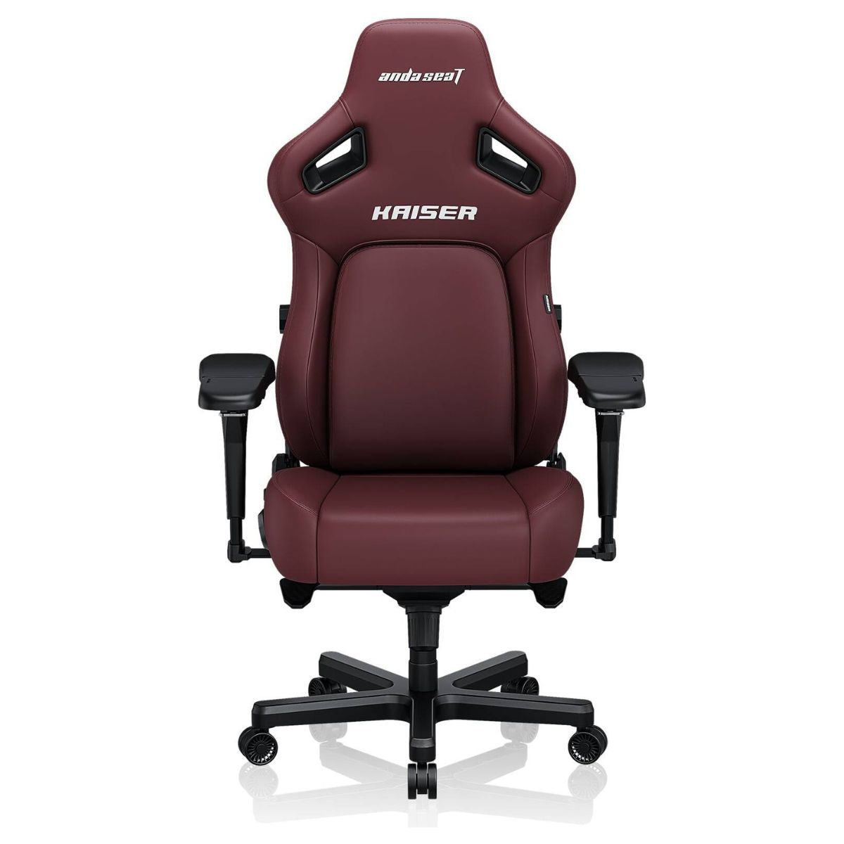 AndaSeat Kaiser 4 Large Gaming Chair | ArteDiPelle Synthetic Leather | 5D Armrests | High-Density Cold-Cure Foam | Maroon | AD12YDDC-L-20-A-PV/C