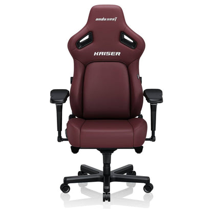 AndaSeat Kaiser 4 Large Gaming Chair | ArteDiPelle Synthetic Leather | 5D Armrests | High-Density Cold-Cure Foam | Maroon | AD12YDDC-L-20-A-PV/C