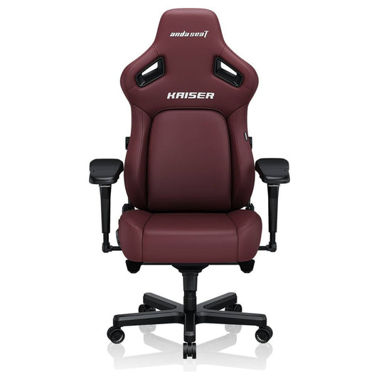 AndaSeat Kaiser 4 Large Gaming Chair | ArteDiPelle Synthetic Leather | 5D Armrests | High-Density Cold-Cure Foam | Maroon | AD12YDDC-L-20-A-PV/C