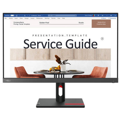 Lenovo ThinkVision S24i-30 24" FHD IPS Monitor, 100Hz, 4ms Response Time, Anti-Glare, Black | 63DEKAT3UK