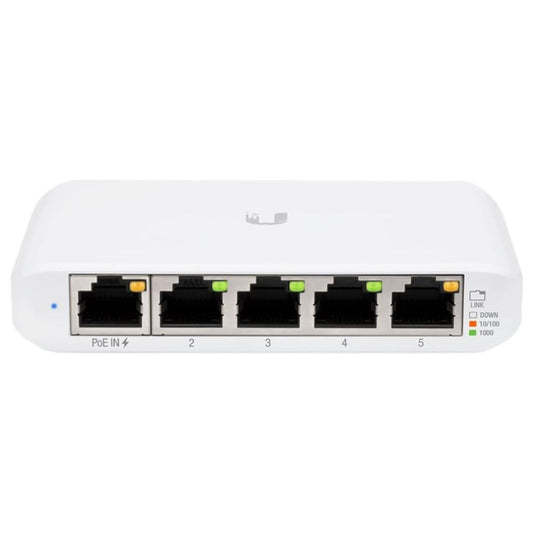 Ubiquiti UniFi USW-Flex-Mini 5-Port Gigabit Managed Switch with USB-C Power Adapter