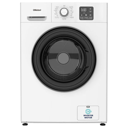 Nobel NWM775 6 Kg Inverter Front Load Fully Automatic Washing Machine – 16 Wash Programs, Child Lock, High-Temp Sterilization, Delay Start, LED Display