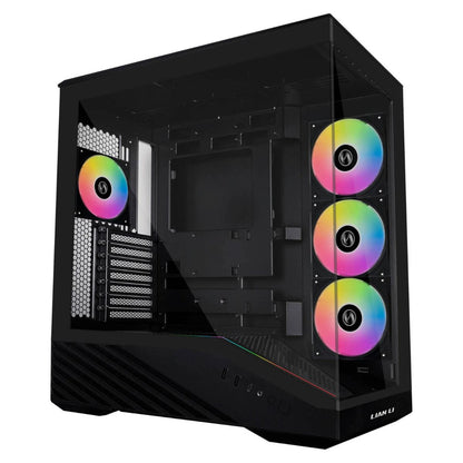 Lian Li Vector V100 Mid-Tower PC Case, 4x 120mm ARGB Fans, 360mm Radiator Support, Dual Tempered Glass