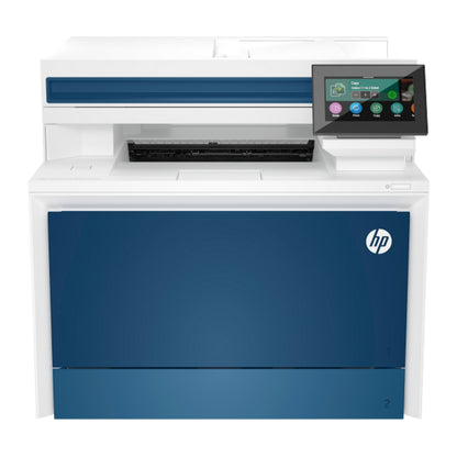 HP 4303fdn Color LaserJet Pro MFP Printer, Print, Copy, Scan, Fax, Up to 35ppm Print Speed, Automatic Duplex Printing, Up to 600x600 dpi Resolution, 4.3" WLED Display, Flatbed Scanner, White | 5HH66A