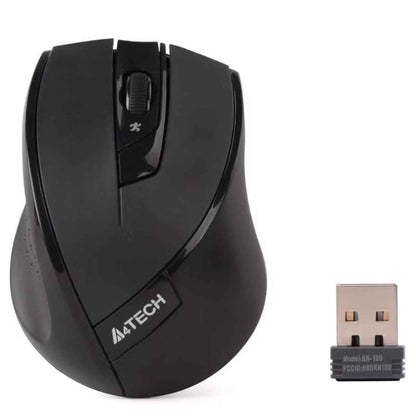 A4Tech G7-600NX Wireless Mouse – 2.4GHz, Adjustable 2000 DPI, Ergonomic Design (Black)