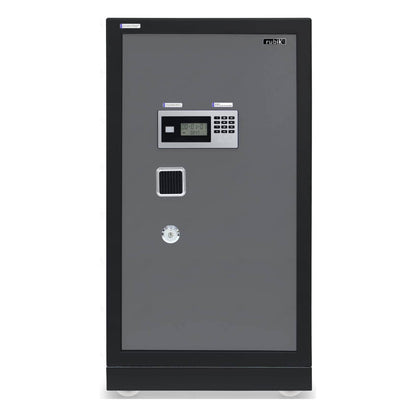 Rubik X-Large Executive Digital Safe Box RB100XTD – Triple Security Lock, Ultra Large Capacity, Heavy-Duty Steel, 100×54×44cm, Black/Grey