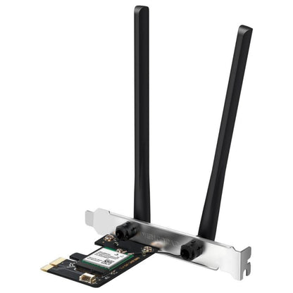 MERCUSYS MA80XE AX3000 Wi-Fi 6 PCIe Adapter | Dual-Band 3Gbps | Bluetooth 5.3 | 160MHz | 2 High-Gain Antennas | OFDMA & MU-MIMO | WPA3 | Windows 10/11
