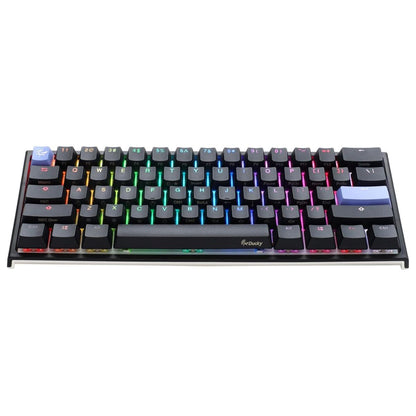 Ducky One 2 Mini Speed Silver Cherry Switch Seamless Double Shot RGB LED Gaming Keyboard - Black | DKON2061ST-PUSPDAZT1