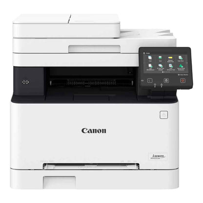 Canon i-SENSYS MF655Cdw All-In-One Color Laser Printer, Print, Copy, Scan, 12.7cm Colored Touchscreen, 18-21 ppm (A4) Print Speed, Up to 1200 x 1200 DPI Print Resolution, White | 655dw