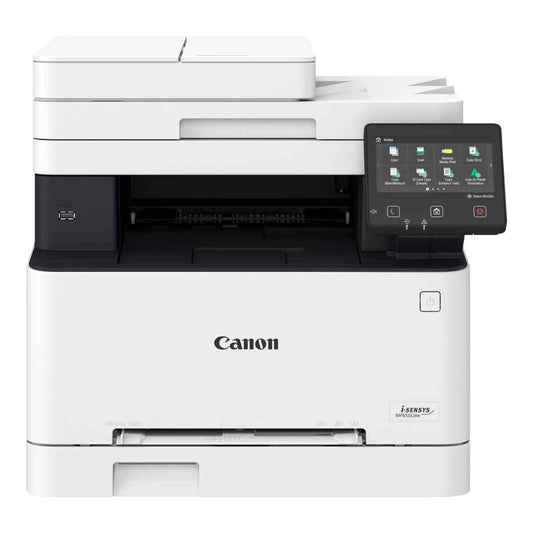 Canon i-SENSYS MF655Cdw All-In-One Color Laser Printer, Print, Copy, Scan, 12.7cm Colored Touchscreen, 18-21 ppm (A4) Print Speed, Up to 1200 x 1200 DPI Print Resolution, White | 655dw