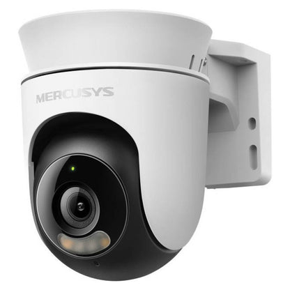 MERCUSYS MC510 2K QHD Outdoor Pan/Tilt Wi-Fi Security Camera | 3MP 360° View | Color Night Vision | Person Detection | Two-Way Audio | 512GB microSD | IP65