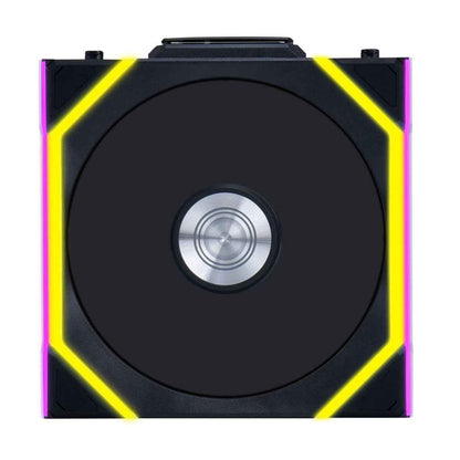 Lian-Li UNI FAN SL Wireless 120mm Case Fan – 2000 RPM, 64.05 CFM Airflow, Fluid Dynamic Bearing, Single Pack | Black / White