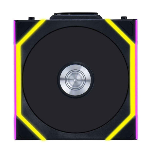 Lian-Li UNI FAN SL Wireless 120mm Case Fan – 2000 RPM, 64.05 CFM Airflow, Fluid Dynamic Bearing, Single Pack | Black / White