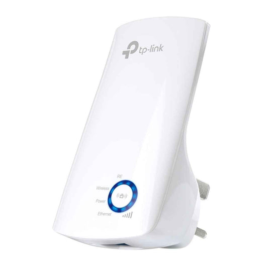 TP-Link TL-WA850RE 300Mbps Wi-Fi Range Extender | 2.4GHz Wireless Network Expansion | 300Mbps Signal Rate | Ethernet Port | UK Plug | White