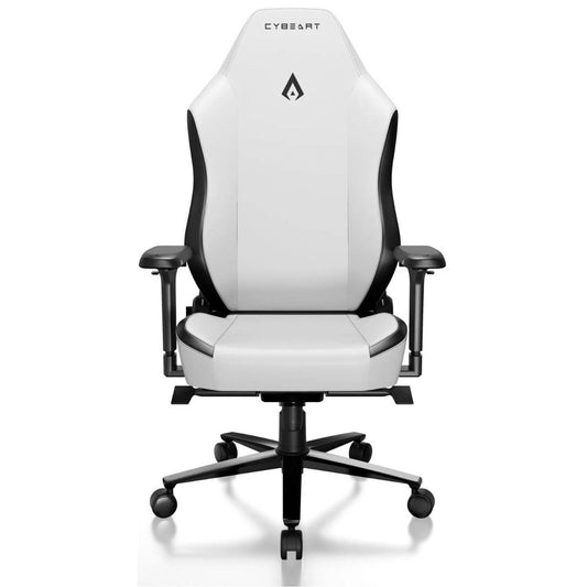 Cybeart Arctic White APEX 2.0 Gaming Chair | Endura Nappa Leatherette | 4D Lumbar & Armrests | 135° Recline | 150kg | GC-PUAPEX-09