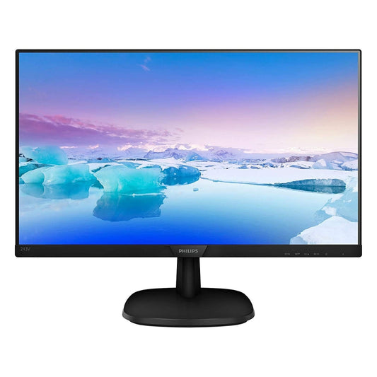 Philips 24 Inch Frameless Full HD Monitor, Resolution 1920x1080, 75Hz, Aspect Ratio 16:9, Edge-to-Edge IPS, HDMI/DisplayPort/VGA, Audio in/Out, Built-in Speakers