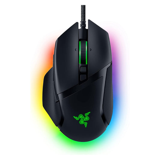 Razer Basilisk V3 Customizable Ergonomic Gaming Mouse Black RZ01-04000100-R3M1: Fastest Mouse Switch, Chroma RGB Lighting 26K DPI Optical Sensor 11 Programmable Buttons HyperScroll Tilt Wheel