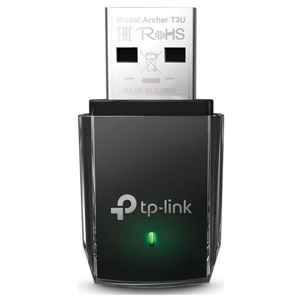 TP-Link Archer T3U AC1300 USB WiFi Adapter, Dual Band 2.4G/5G Wireless Adapter for PC/Desktop, MU-MIMO WiFi Dongle, USB 3.0, Compatible with Win11/10/8.1/8/XP & Mac OS X 10.9-10.14, Black | Archer T3U